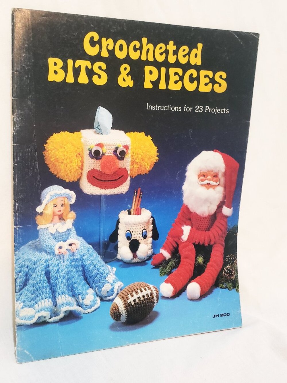 Crocheted Bits & Pieces Dolls Santa Clown Bunny Purse Crochet Patterns